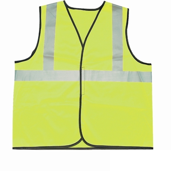 GILET HAUTE VISIBILITE. 100% POLYESTER, 125 G/M². EN 13688, EN ISO 20471 CL2. TS À XXL - JAUNE