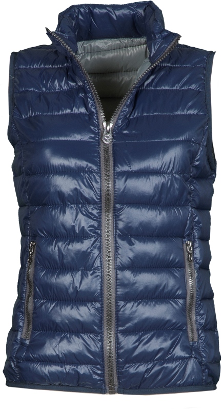 GILET DOUDOUNE TECH-LINE FEMME CHAUD / RESPIRANT. NYLON HAUTE DENSITE, 38 G/M². TS à XL - MARINE