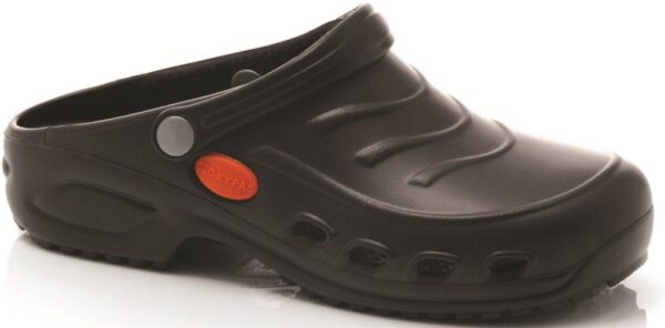 SABOT MIXTE, AGRO/PARAMEDICAL/COLLECTIVITES NOIR, A BRIDE, ANTISTATIQUE, ANTIDERAPANT - CE EN ISO 20347 SRC - 36/46