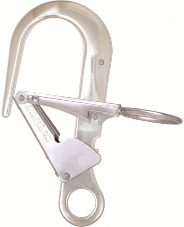 CROCHET D'ANCRAGE OUV 60MM POUR LIGNE DE VIE VERTICALE TEMPORAIRE ET PERCHE TELESCOPIQUE HPDT200. HARNAISPRO.