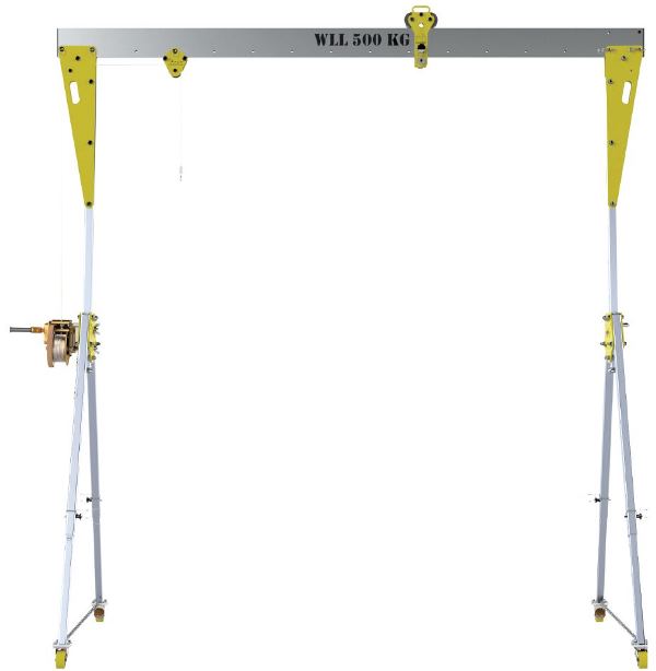 POUTRE HORIZONTALE LONG 2M POUR PORTIQUE MOBILE DE SECURITE ET DE LEVAGE HPKSB___K1. HARNAISPRO