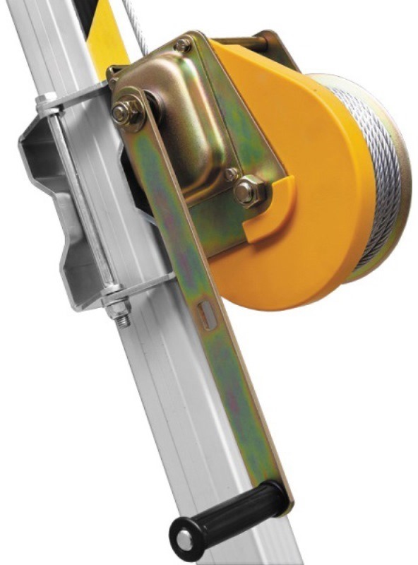 TREUIL DE LEVAGE POUR HPTM13 AVEC CABLE DE 25 M, CAPACITE 500 KG. HARNAISPRO.ARRETE