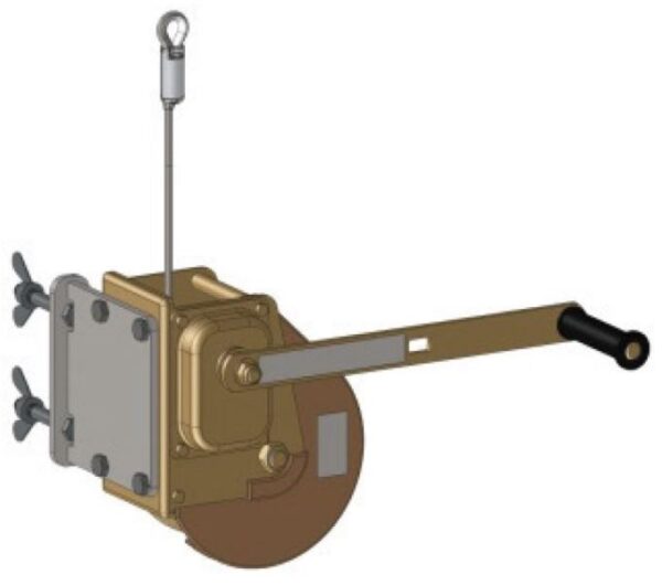 TREUIL DE LEVAGE AVEC CABLE DE 25 M, CAPACITE 500 KG, POUR PORTIQUES MOBILE HPKSB___K1 (CATEC). HARNAISPRO.