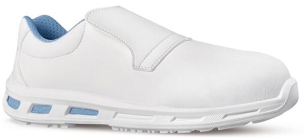 MOCASSIN DE SECURITE MIXTE, AGRO/LABO BLANC INFINERGY, METAL FREE - CE EN ISO 20345 S2 SRC