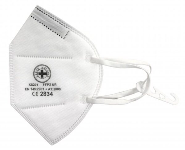 BOITE DE 20 DEMI-MASQUES FILTRANT FFP2 NR - CONFORME EN 149:2001 + A1:2009 - CE 2834