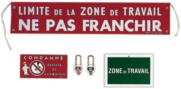 KIT DE CONDAMNATION MODULAIRE; TRAVAUX SOUS TENSION. — KS758