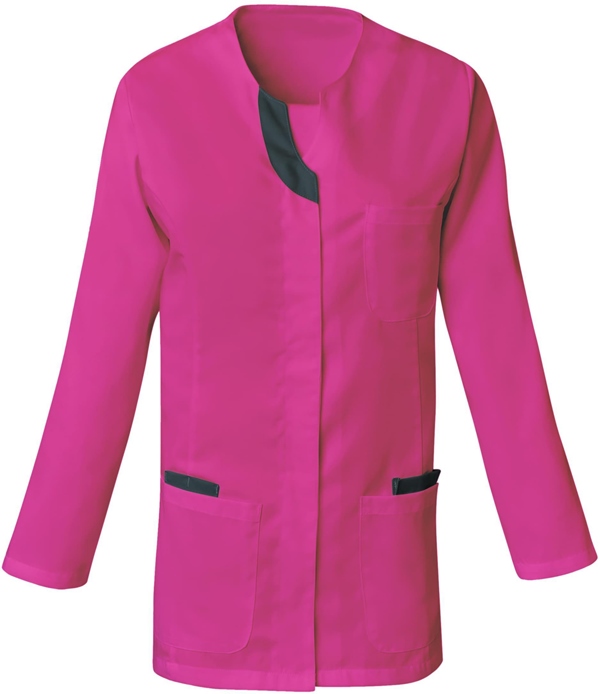 TUNIQUE LILA. PRESSIONS MANCHES REGLABLES ECO RESPONSABLE. UNI TENCEL /POLYESTER. T0 (36/38) à 6 (60/62) - FUSHIA