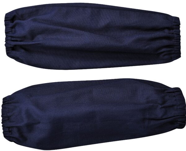 MANCHETTE IGNIFUGEE ANTI-FLAMME SOUDEUR. 40 CM - MARINE