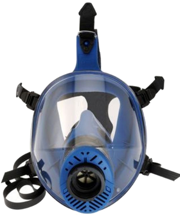 MASQUE PLEINE FACE A CARTOUCHE CHAMP PANORAMIQUE RACCORD PAS DIN 40 MM