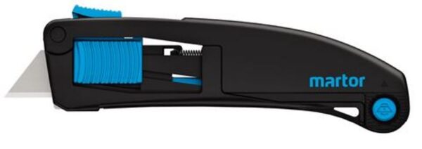 LOT DE 5 CUTTERS DE SECURITE MAXISAFE CURSEUR 3 COTES AVEC 3 DISTRIBUTEURS DE 10 LAMES DE RECHANGE.