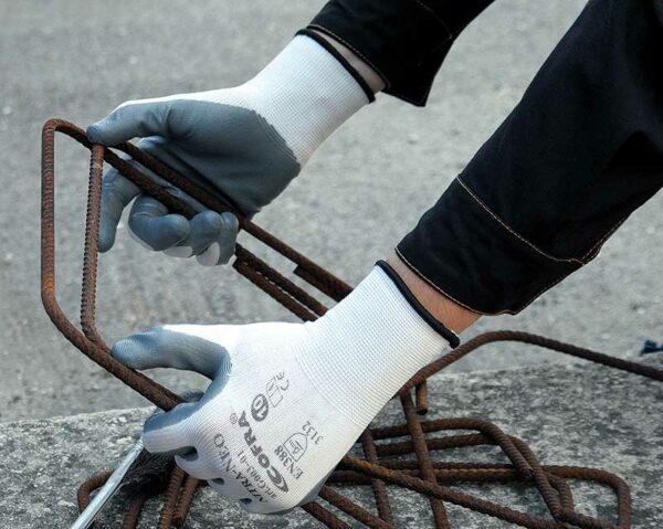GANT PRECISION, MANUTENTION MOYENNE ET GRASSE, POLYAMIDE TRICOTE 1 PIECE JAUGE 13 ENDUCTION NITRILE GRIS, T7 A 11