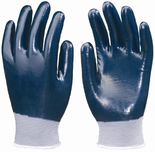 GANT PRECISION, MANUTENTION MOYENNE ET GRASSE, POLYAMIDE TRICOTE 1 PIECE JAUGE 13 TOUT ENDUIT NITRILE NOIR,
