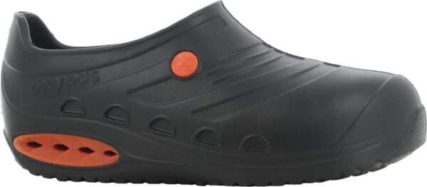 SABOT FERME DE SECURITE MIXTE, AGRO/PARAMEDICAL/COLLECTIVITES NOIR, ANTIDERAPANT - CE EN ISO 20346 PB SRC ESD - 35/36