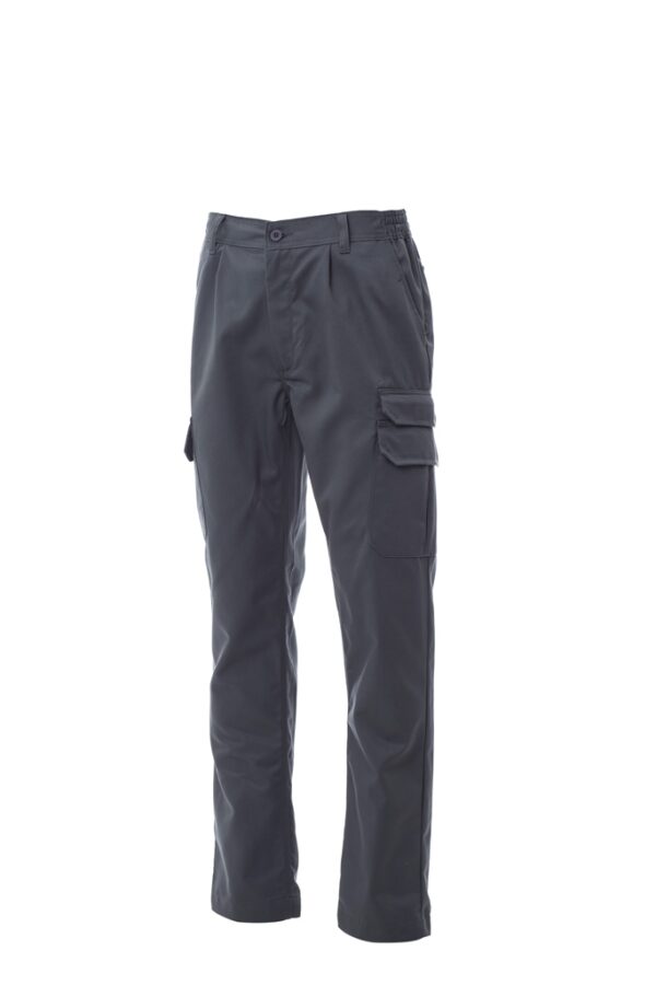 PANTALON TECH-LINE UNISEXE MULTIPOCHES 250. POLYESTER / COTON, 250 G/M². TXS à 3XL - GRIS FONCE