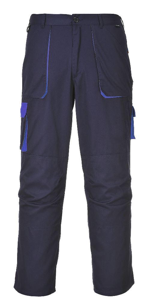 PANTALON MULTIFONCTIONS POCHES GENOUX X-LINE. COTON / POLYESTER, 245 G/M². EN ISO 13688, EN 13758-2. TXS à 3XL - MARINE/AZUR