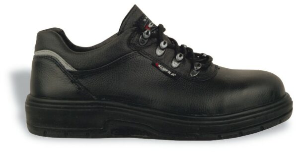 CHAUSSURE DE SECURITE HOMME, BITUME HRO HI NOIR HAUT SEMELLE PLATE - CE EN ISO 20345 S2P HRO HI SRA - 39/48