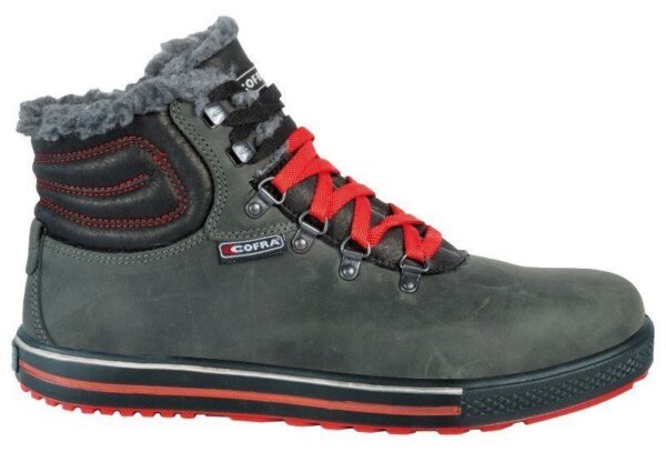 BASKET DE SECURITE HOMME, FROID INTEMPERIES GRIS FOURRE ULTRA-SOUPLE ET ADHERENT - CE EN ISO 20345 S3 CI SRC - 39/47