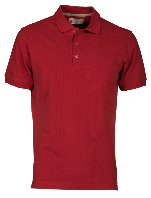 POLO HOMME 200 MANCHES COURTES. 100% COTON, 200 G/M². TXS À 3XL - BORDEAUX