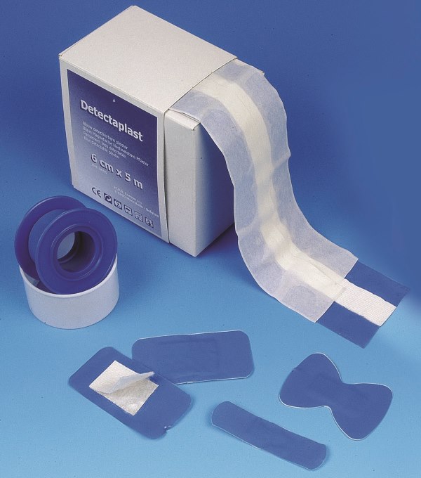 SPARADRAP TISSU BLEU - 5 m x 2,5 cm