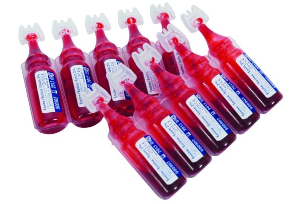 10 MONODOSES ÉOSINE A 2%. 2 ml