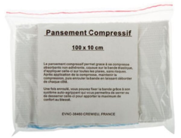 PANSEMENTS COMPRESSIF - 1 m x 10 cm