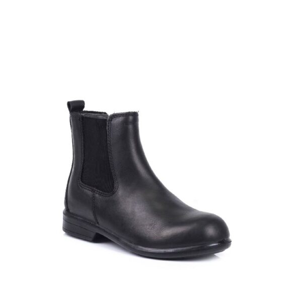 BOTTINE DE SECURITE FEMME, TALON HAUT 2 CM, NOIR, CHR - CE EN ISO 20345 S2P SRC - 36/42