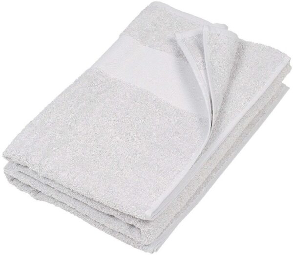 DRAP DE BAIN. COTON. DIMENSIONS 100 X 150 CM - BLANC