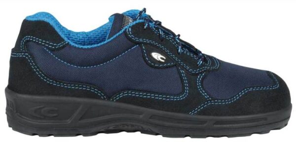 CHAUSSURE DE SECURITE FEMME BASSE A LACET, BLEU, ELLES TECH - CE EN ISO 20345 S1P SRC