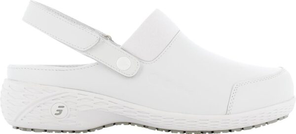 SABOT FEMME PIED SENSIBLE, PARAMEDICAL/COLLECTIVITES BLANC, ANTIDERAPANT - CE EN ISO 20347 OB A E SRC ESD (SHEILAWHT)