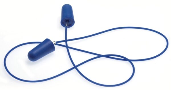 BOÎTE DE 200 PAIRES DE BOUCHONS ANTIBRUIT DETECTABLES AVEC CORDON 33 dB - POLYURETHANE