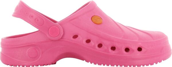 SABOT MIXTE, AGRO/PARAMEDICAL/COLLECTIVITES ROSE, ANTIDERAPANT, METAL FREE - CE EN ISO 20347 OB A E SRC ESD - 35/36