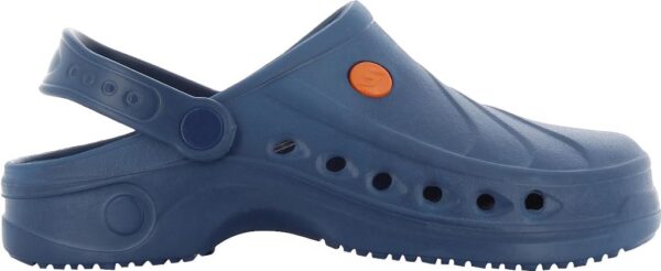 SABOT MIXTE, AGRO/PARAMEDICAL/COLLECTIVITES MARINE, ANTIDERAPANT, METAL FREE - CE EN ISO 20347 OB A E SRC ESD - 35/36