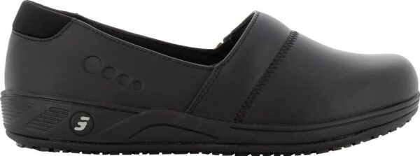 BALERINE FEMME PIED SENSIBLE, PARAMEDICAL/COLLECTIVITES NOIR, ANTIDERAPANT - CE EN ISO 20347 O1 SRC ESD - 36/41