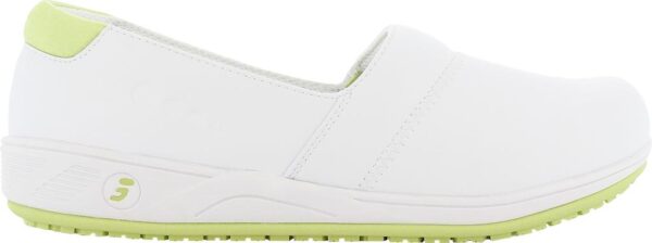BALERINE FEMME PIED SENSIBLE, PARAMEDICAL/COLLECTIVITES VERT, ANTIDERAPANT - CE EN ISO 20347 O1 SRC ESD