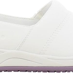 BALERINE FEMME PIED SENSIBLE, PARAMEDICAL/COLLECTIVITES MAUVE, ANTIDERAPANT - CE EN ISO 20347 O1 SRC ESD