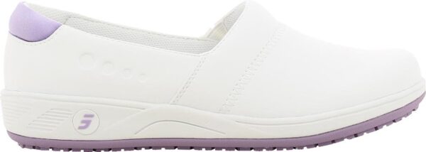 BALERINE FEMME PIED SENSIBLE, PARAMEDICAL/COLLECTIVITES MAUVE, ANTIDERAPANT - CE EN ISO 20347 O1 SRC ESD