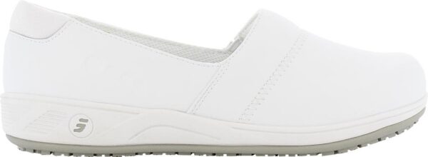 BALERINE FEMME PIED SENSIBLE, PARAMEDICAL/COLLECTIVITES BLANC, ANTIDERAPANT - CE EN ISO 20347 O1 SRC ESD