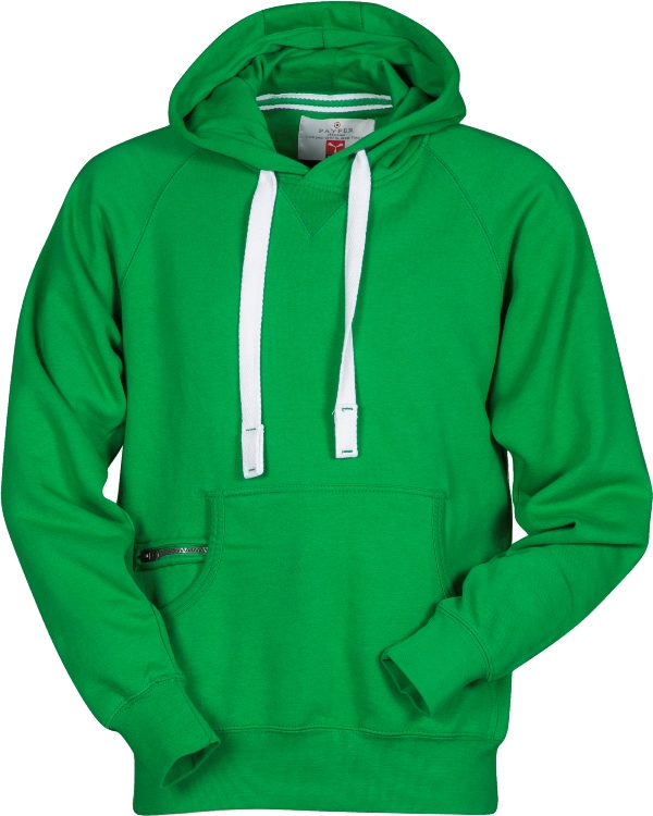 SWEAT HOMME 300 CAPUCHE ATLANTA. 70% COTON / 30% POLYESTER, 300 G/M². TXS À 3XL - VERT JELLY