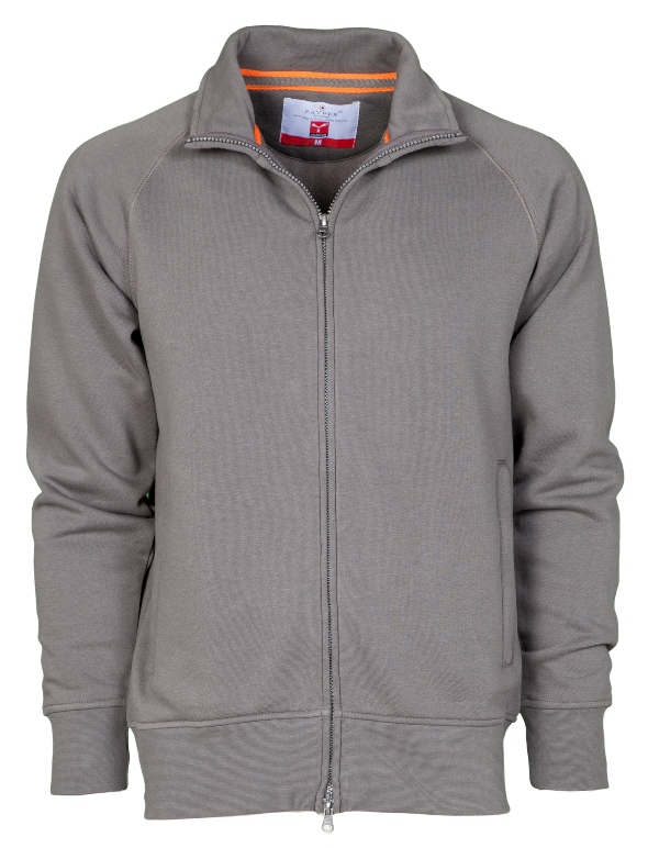 SWEAT HOMME 300 ZIP INTEGRAL. 70% COTON / 30% POLYESTER, 300 G/M². TS À 5XL - GRIS FONCE