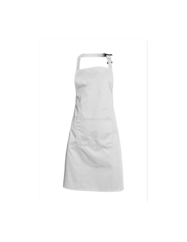 TABLIER ANDREA. UNI POLYESTER / COTON. DIMENSION 85 X 70 CM. TU - BLANC