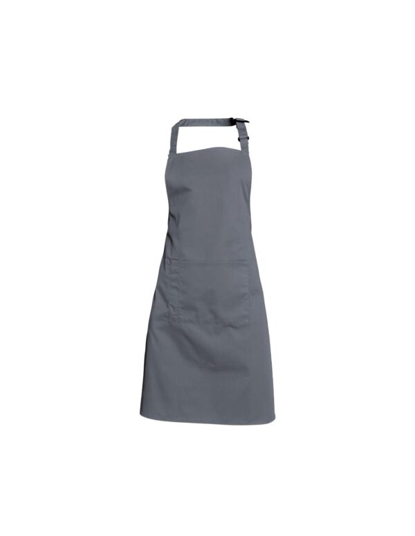 TABLIER ANDREA. UNI POLYESTER / COTON. DIMENSION 85 X 70 CM. TU - GRIS FONCE