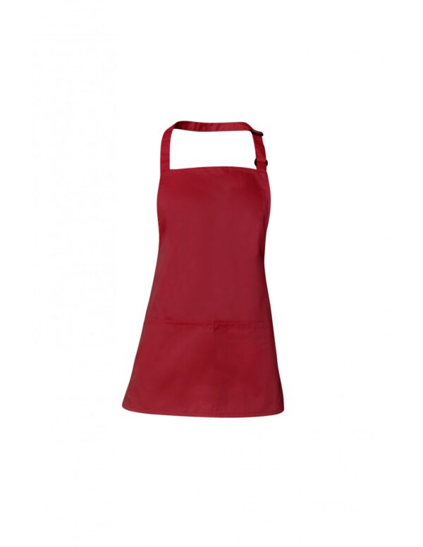 TABLIER ANDY. UNI POLYESTER / COTON. DIMENSION 60 X 70 CM. TU - BORDEAUX