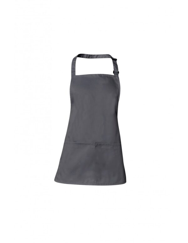 TABLIER ANDY. UNI POLYESTER / COTON. DIMENSION 60 X 70 CM. TU - GRIS FONCE