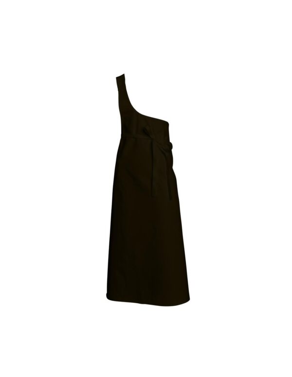 TABLIER BOUCHER. UNI POLYESTER / COTON. H130 X L100 CM. TU - NOIR