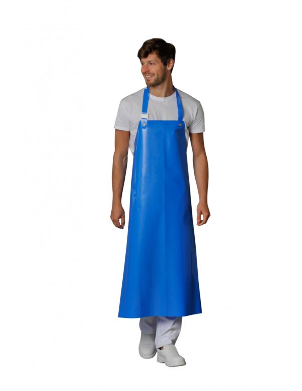 TABLIER AGRO PU. UNI POLYURETHANE. HAUTEUR 115 CM. TU - BLEU