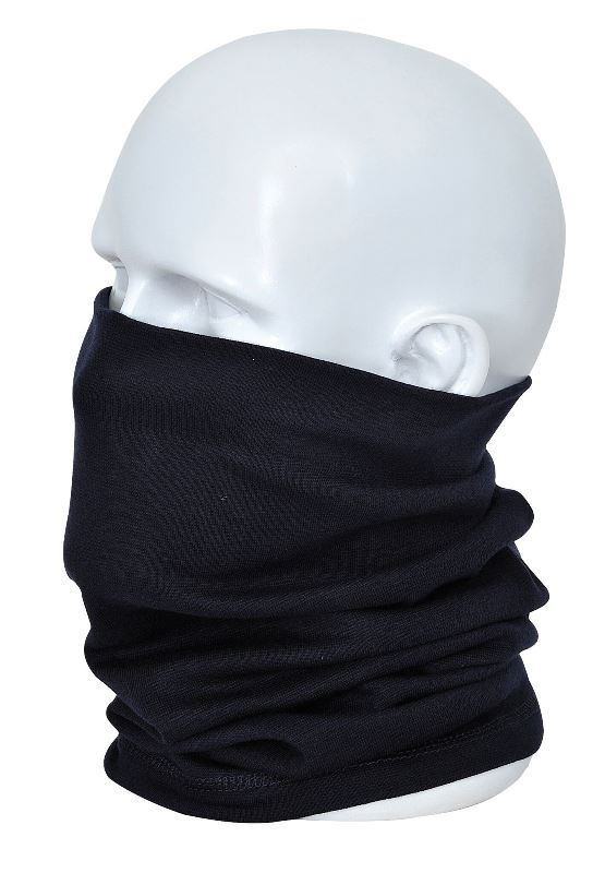 TOUR DE COU FR PASSE-MONTAGNE IGNIFUGE ANTI-FLAMME ATEX ARC ELECTRIQUE. TAILLE UNIQUE - MARINE