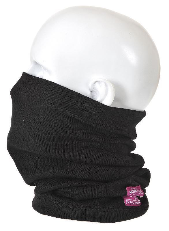 TOUR DE COU FR PASSE-MONTAGNE IGNIFUGE ANTI-FLAMME ATEX ARC ELECTRIQUE. TAILLE UNIQUE - NOIR