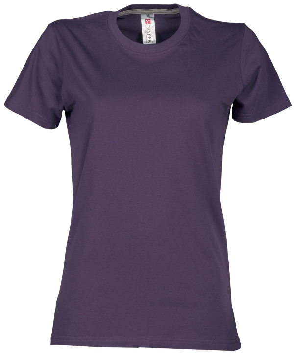 TEE-SHIRT FEMME 150 MANCHES COURTES. 100% COTON, 150 G/M². TXS À XL - VIOLET INDIGO