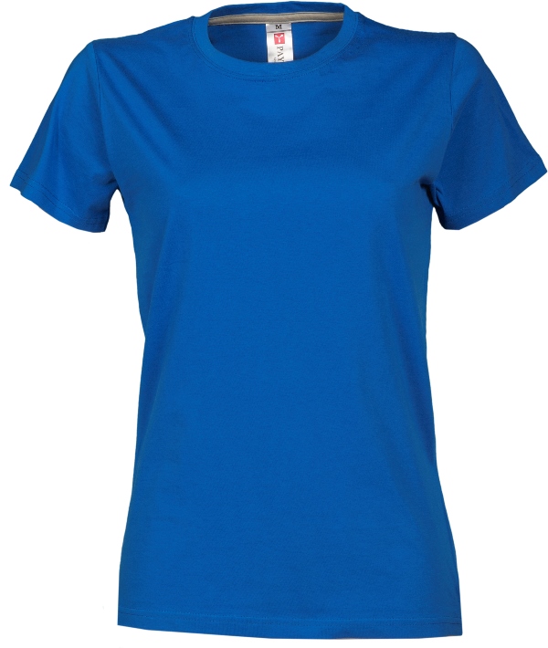 TEE-SHIRT FEMME 190 MANCHES COURTES. 100% COTON, 190 G/M². TXS À XL - BLEU ROYAL