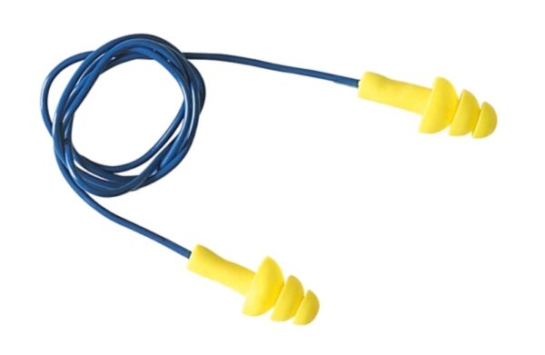 PAIRES DE BOUCHONS ANTIBRUIT AVEC CORDON 32DB - SILICONE/POLYURETHANE